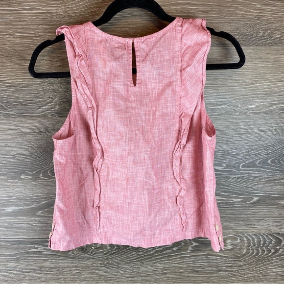 Madewell Bellflower Ruffle Tank EUC Size Medium - Picture 6 of 8